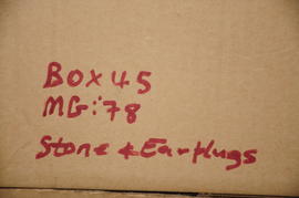 Box with markings (view 2)