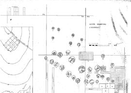 Plan 1 of the uMgungundlovu Royal Quarters Isigodlo D2-4, E2-3, F4