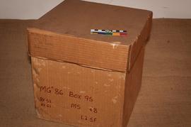 Box with markings