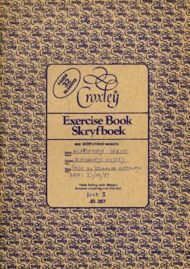 Velamuva Hlatshwayo, notebook 3