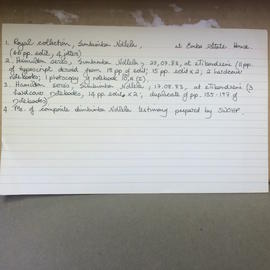Index card, Ndlela box