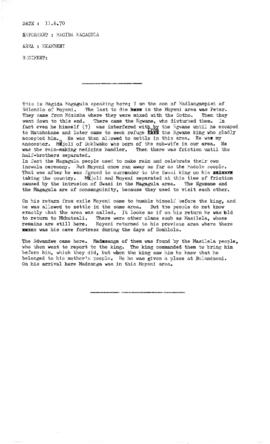 Magida Magagula, edited typescript