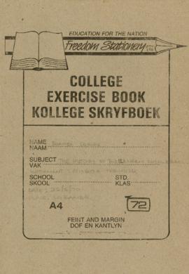 Maboya Fakudze, notebook 4