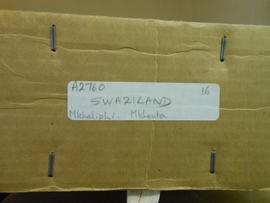 Mkhonta, collection box label