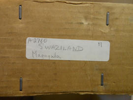 Magagula, collection  box label