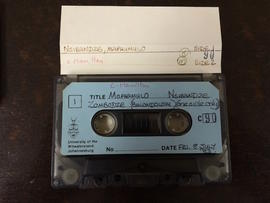 Maphumulo Nsibandze, audio cassette tape and case label