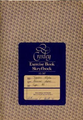 Tigodvo Hlophe, notebook 4