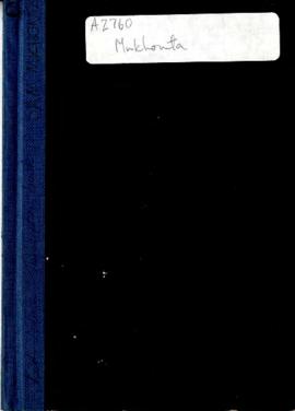 Samuel Mhawukelwa Mkhonto, notebook 1