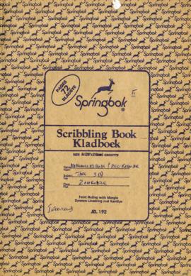 Maphumulo Nsibandze, notebook 2