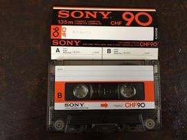 Ndambi Mkhonto, audio tape cassette and case label