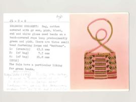 Catalogue card JL-U-8 (front view)