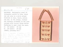 Catalogue card JL-U-17 (front view)
