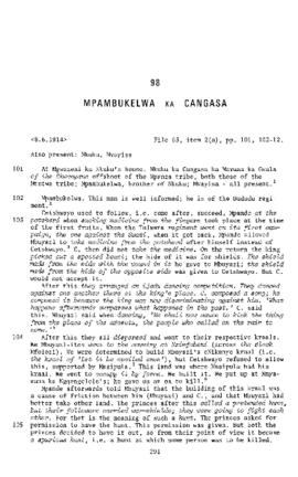 Mpambukelwa ka Cangasa