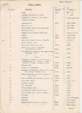 James Stuart Papers Inventory