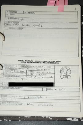 DSS156 Accession Record page 1