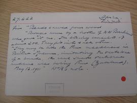MAA catalogue card E 1927.422