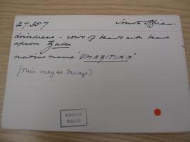 MAA catalogue card E 1927.357