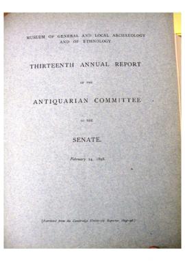 Museum of Archaeology and Anthropology Annual Report 13